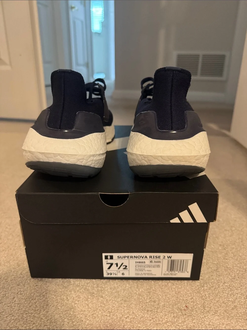 adidas Women’s Sneakers in Navy and White